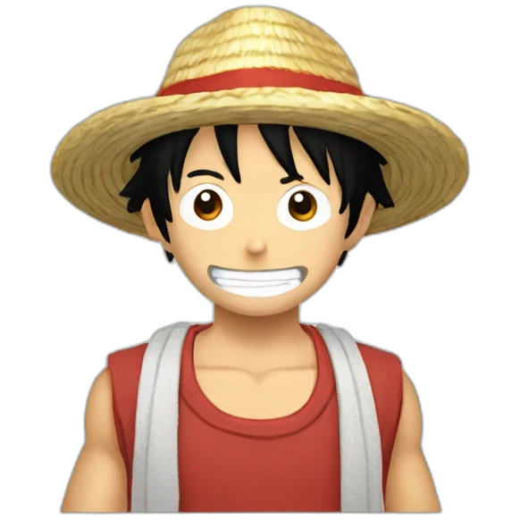Luffy emoji style emoji