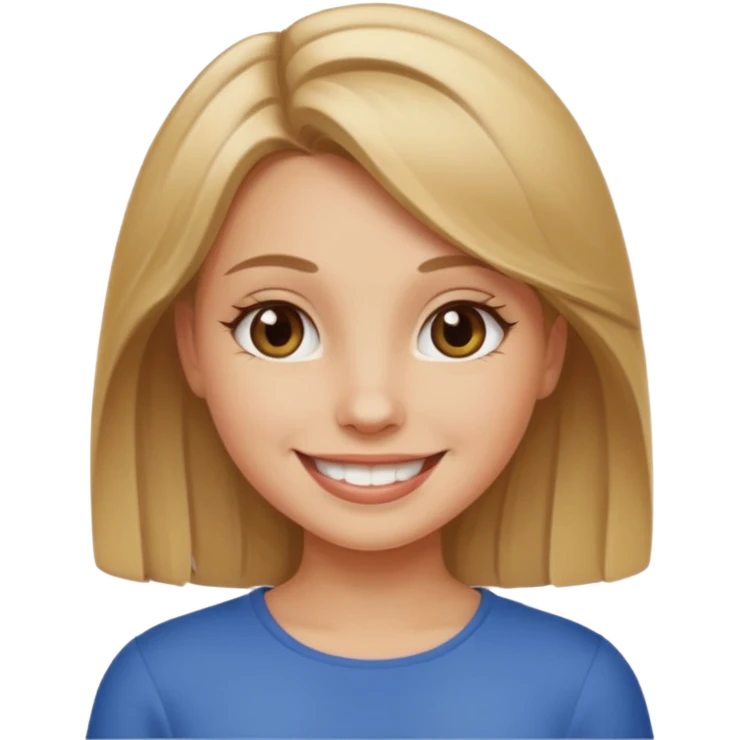 Make a dark blonde polish girl  emoji