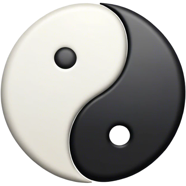 El yin y el yang emoji