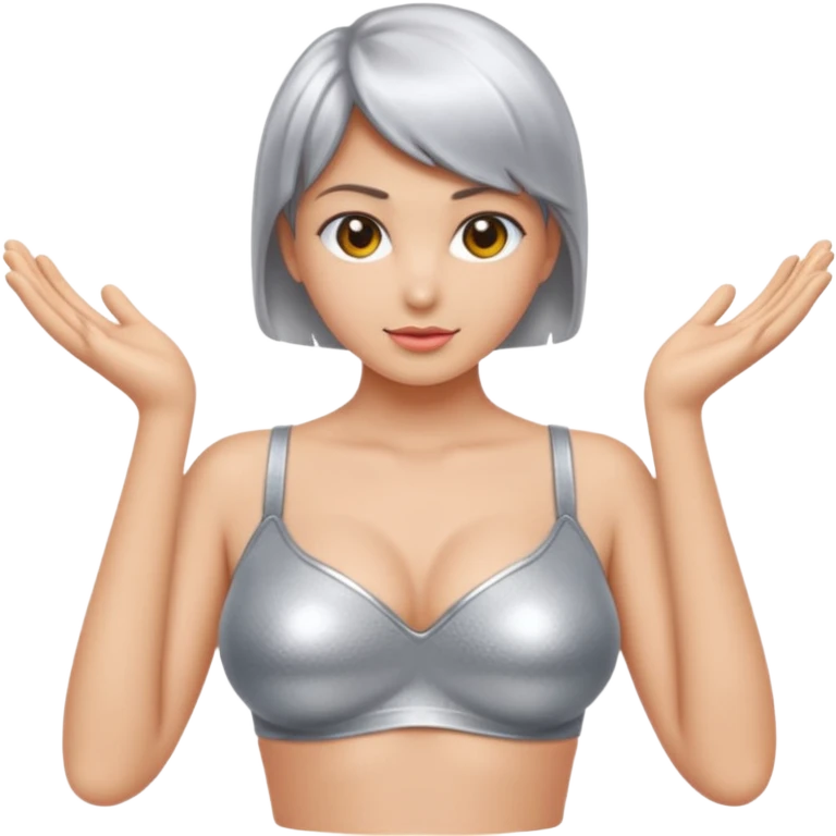 top corto ropa tetas brillante sin persona emoji