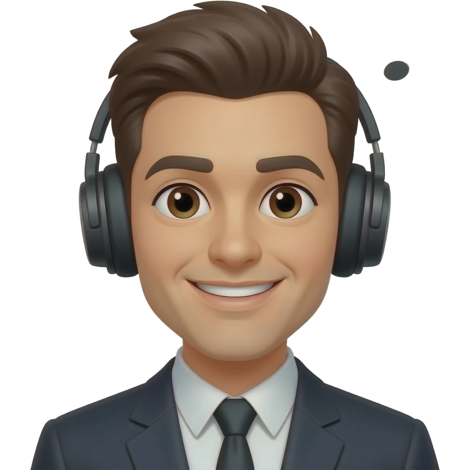 Someon with headphones listening vibing music emoji