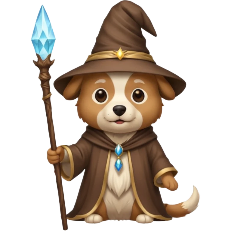 Dog wizard emoji