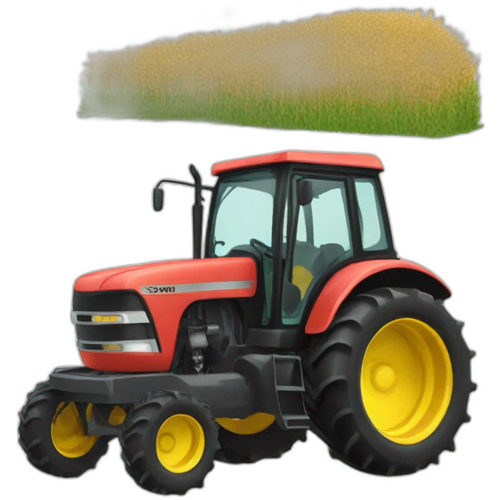 farming tractor emoji