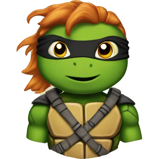 ninja turtle ginger emoji