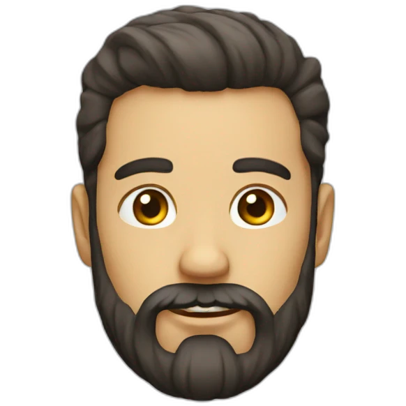 bearded emoji