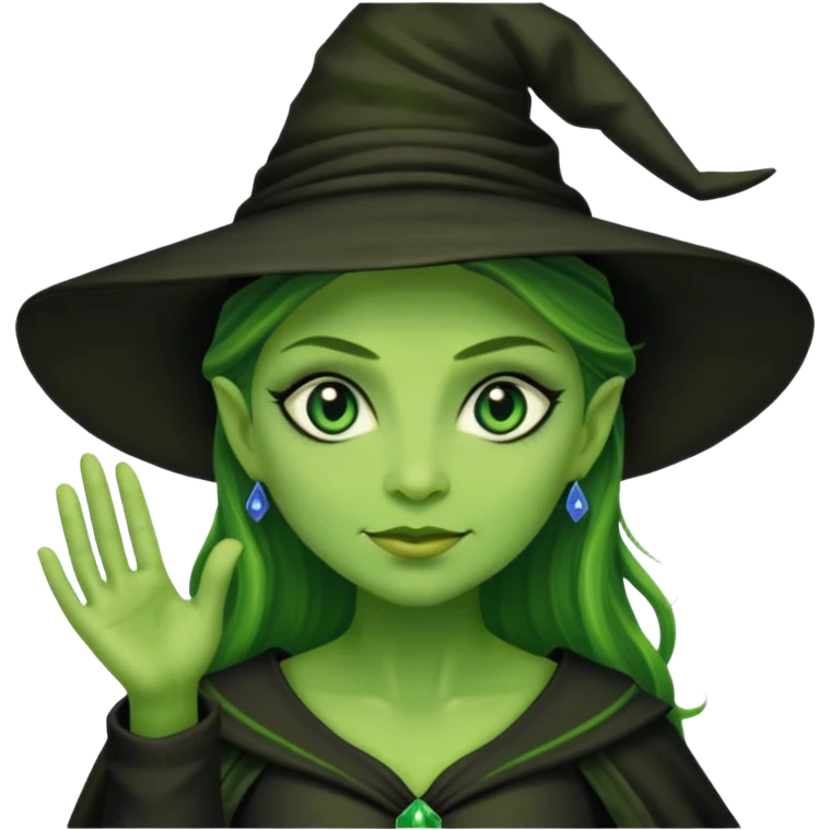 elphaba holding space emoji