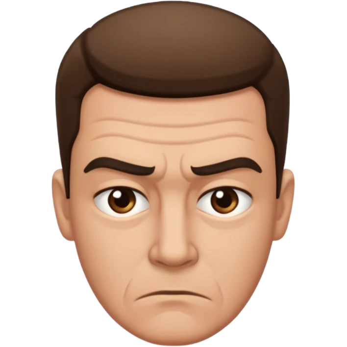 men no moves hand, suspicious eyebrow emoji