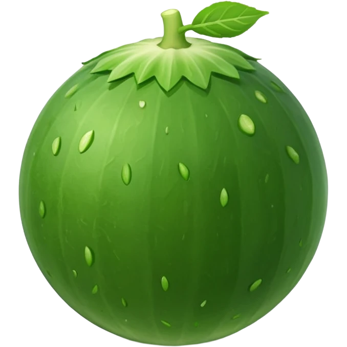 Cucumber on a ball emoji