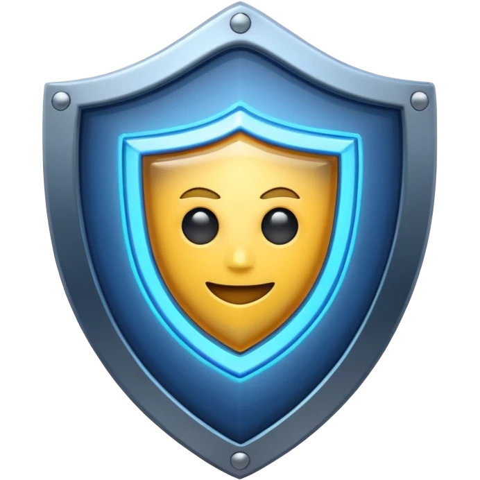 generate cyber shield emoji and different symbols emoji