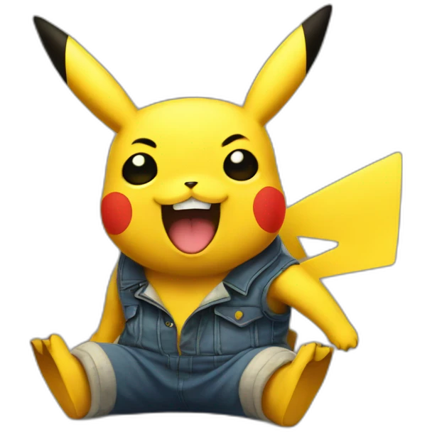 Drunk Pikachu emoji