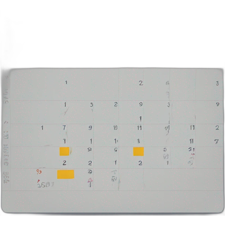 calendar emoji