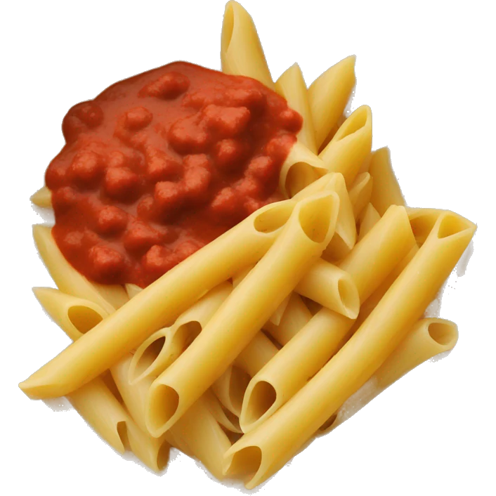 penne and red sauce emoji