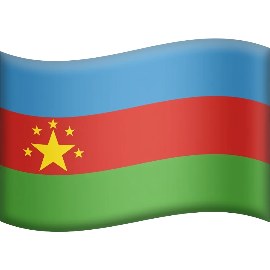 Flag of South Ossetia emoji