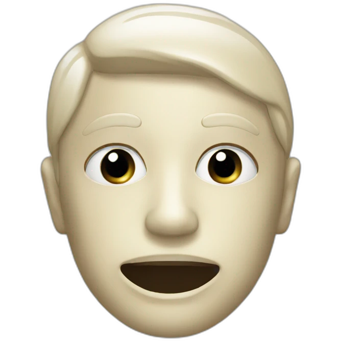 Cream mask emoji
