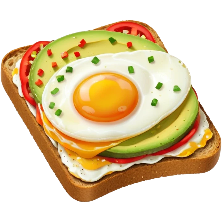 beautiful avocado toast awesome meal emoji