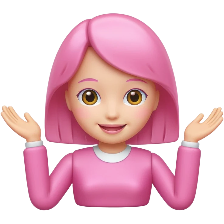 آدمک صورتی emoji