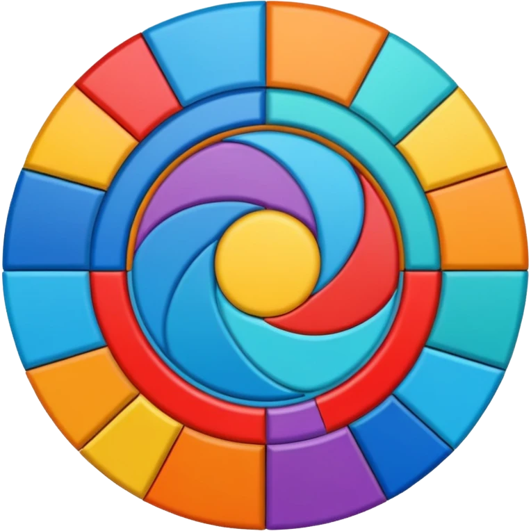 create a full circle for numarics background emoji