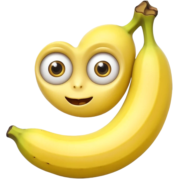 banana with eyes emoji