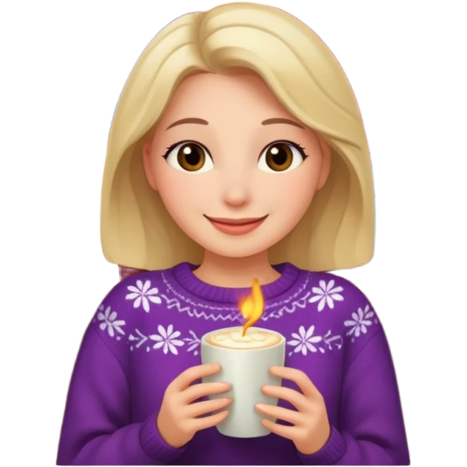 
woman who likes to watch romantic movies emoji