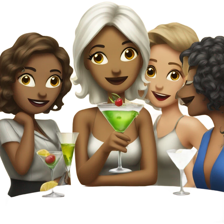 Dirty martini party  emoji