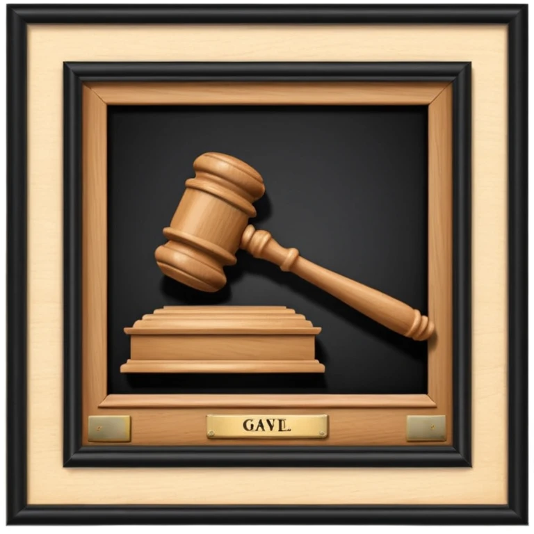 court room  hammer emoji