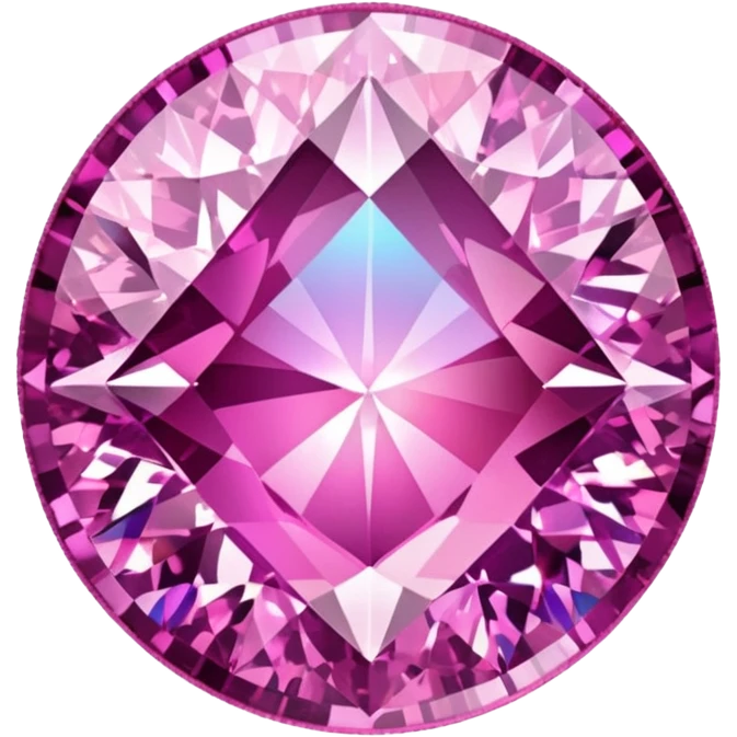 glitter cristal rosa shock emoji