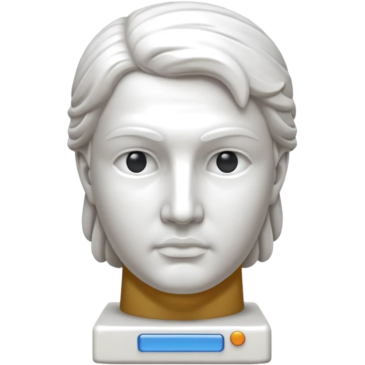 Sculpture head emoji