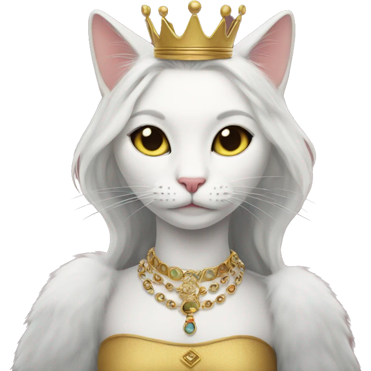 queen kitty emoji