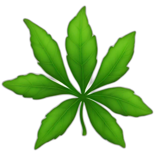 Logo canabis emoji