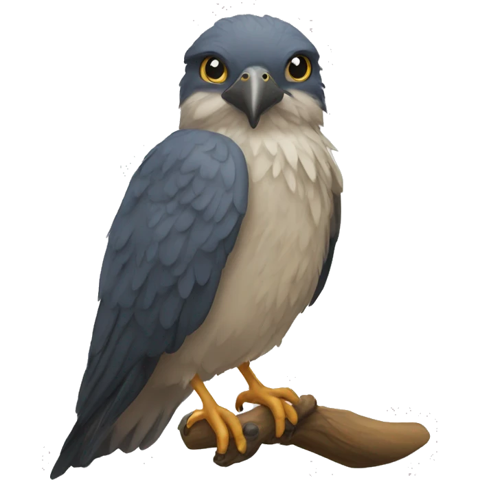 Merlin bird emoji