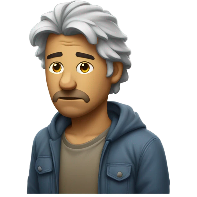 Depressed emoji