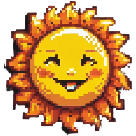 smiling sun emoji