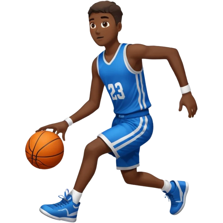 guy plays basketball  emoji
