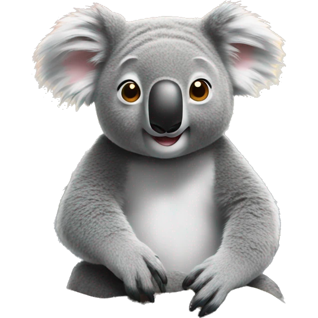 koala look at the mountain  emoji