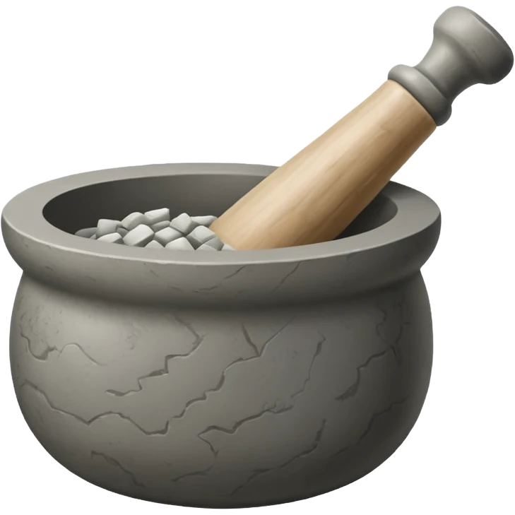 mortar and pestle emoji