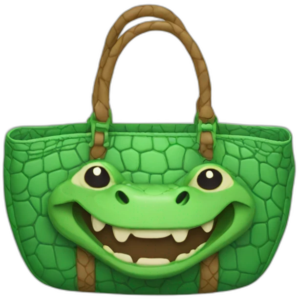 Cocodrilo Handbag emoji