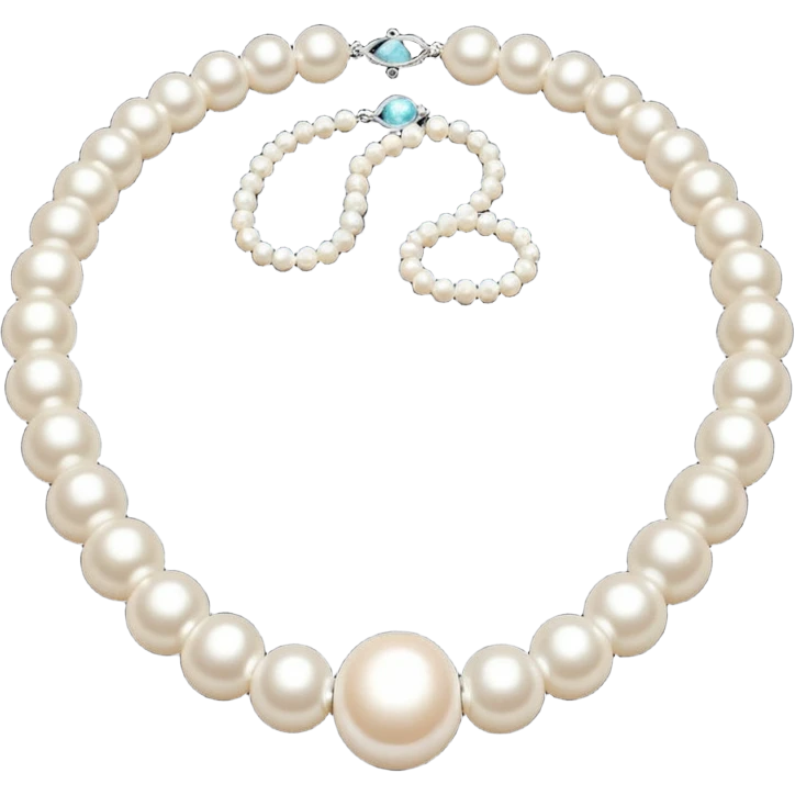 Pearl necklace emoji