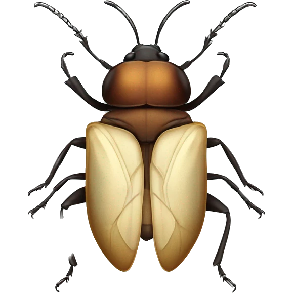 beetle with open wings emoji