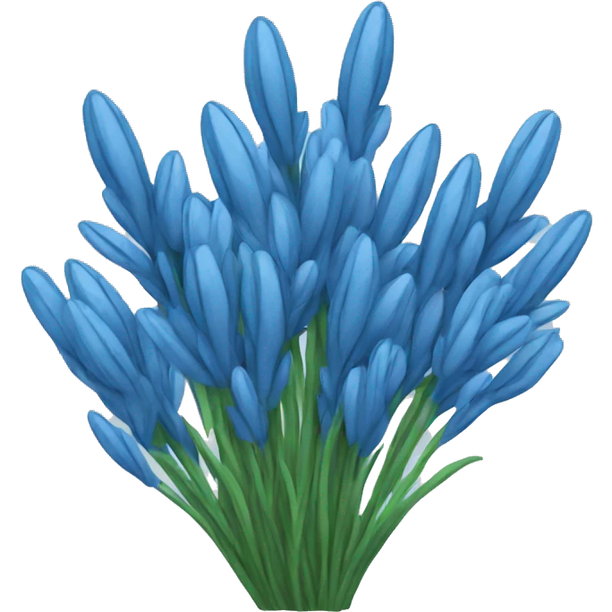 Blue grass  emoji
