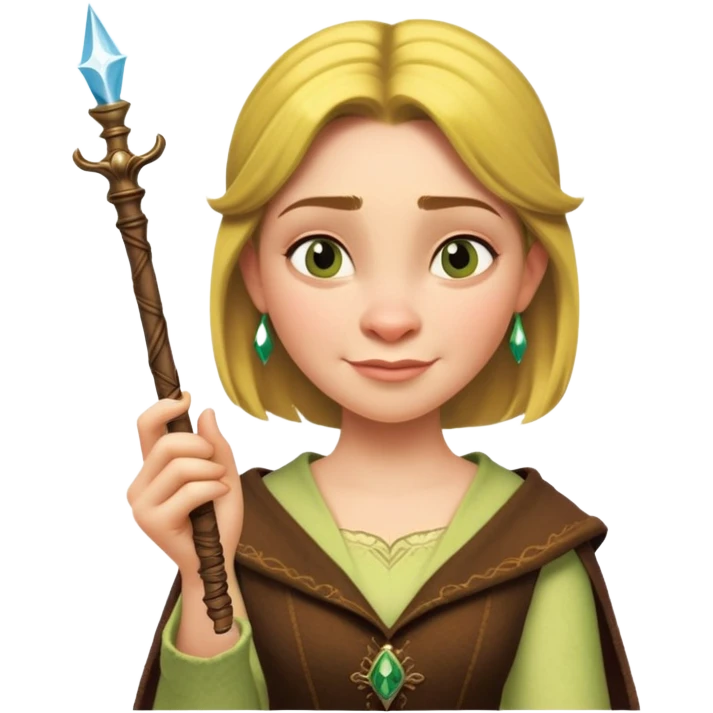 Голая фиона из шрека с волшебной палочкой Гарри поттера emoji