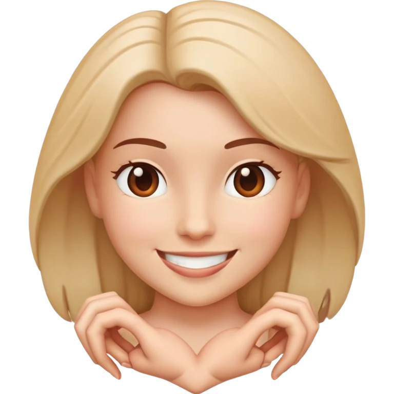 Heart with Claire in the middle emoji