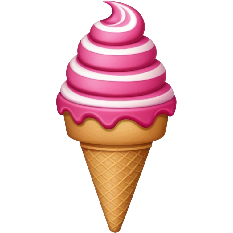 Berry pink and ive crem emoji