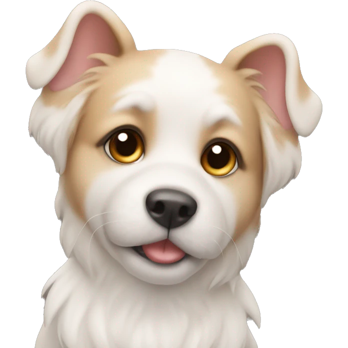Cute dog ￼ emoji