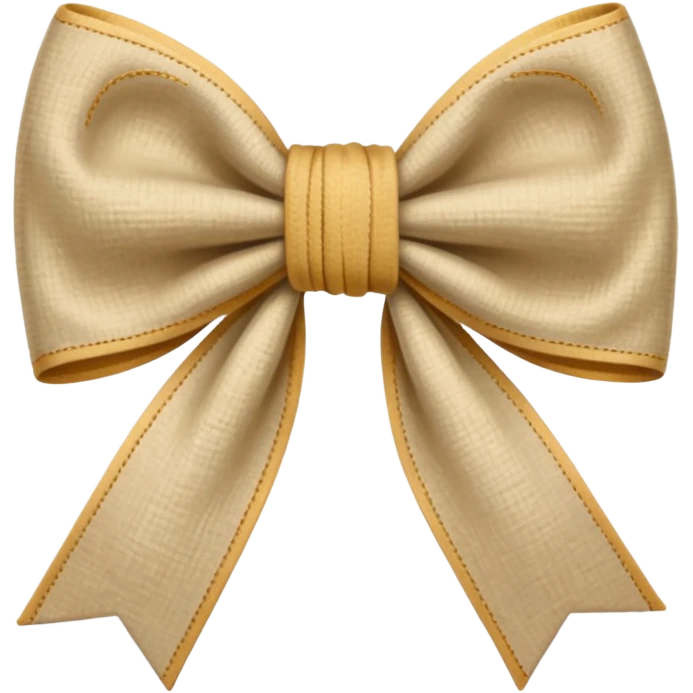 Linen bow emoji