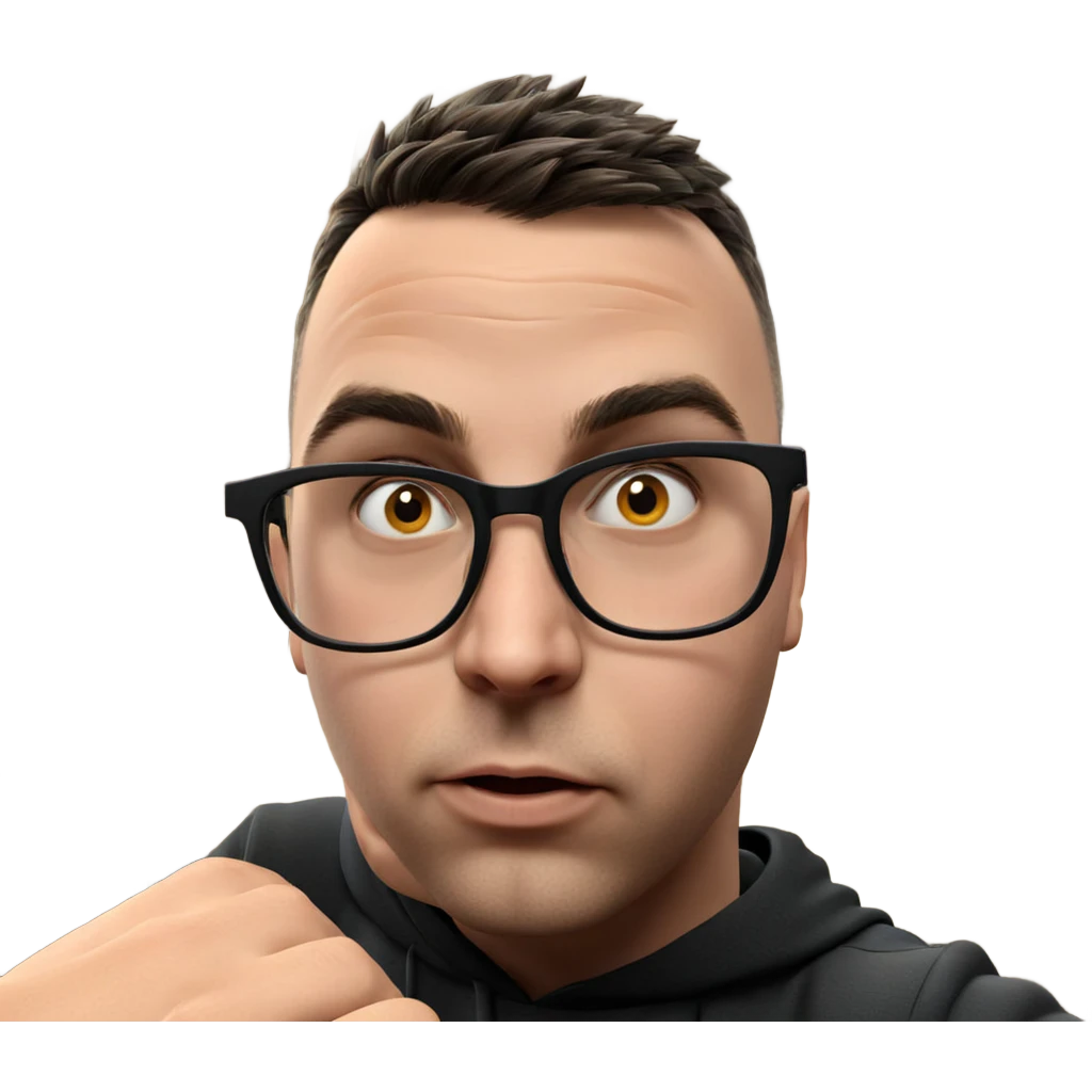 electric gaze of a solitary boy emoji