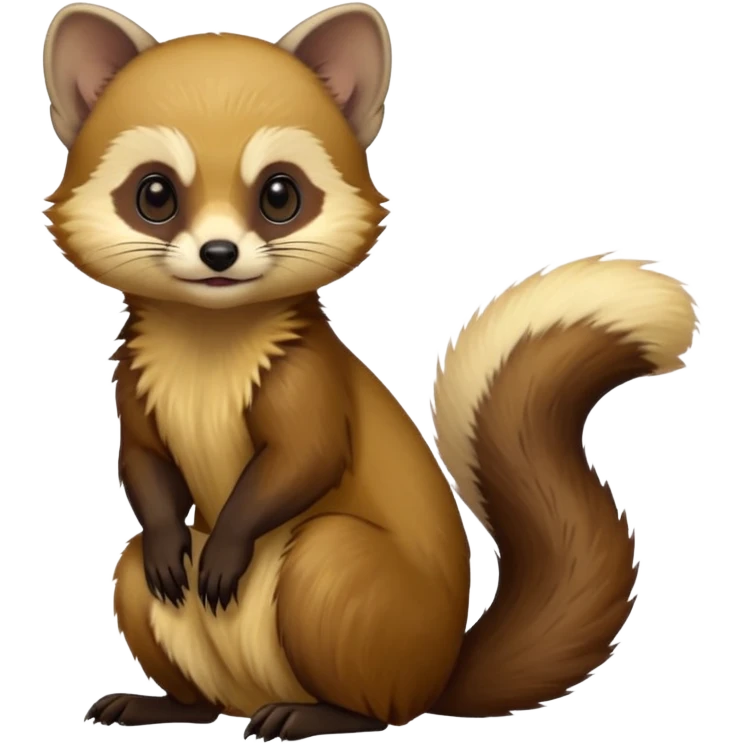 Two-bladed marten, tree marten emoji