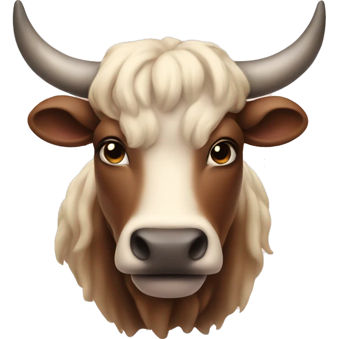 Dreamy bull emoji