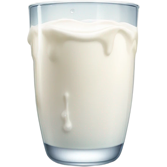 drooling with milk emoji