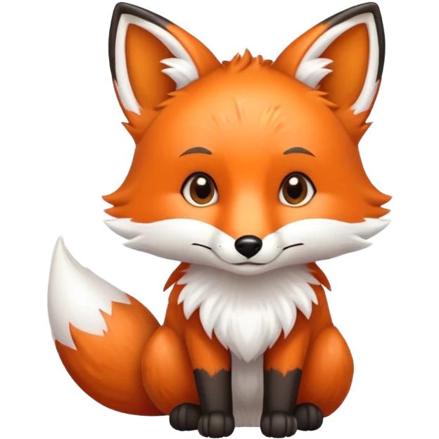 Furry fox emoji