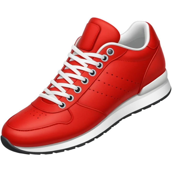 red sport shoue emoji